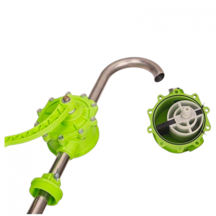 Pompa manuala pentru ulei, cu 1 teava de 103 cm, verde [2]