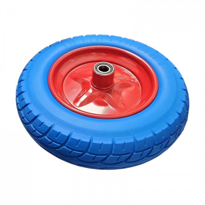 Roata plina roaba 4.00-8 cu rulment 6204 [3]