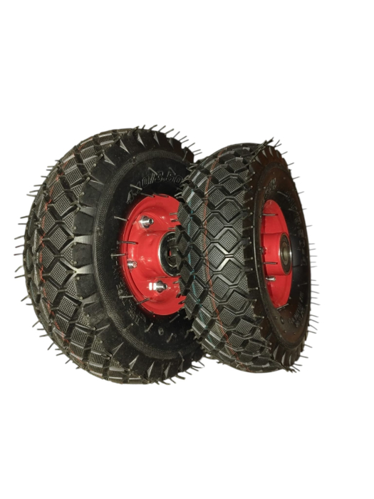 Set 2 roti 3.50/4.10-4,pentru liza sau carut marfa,diametru ax 16 mm,MDY [4]