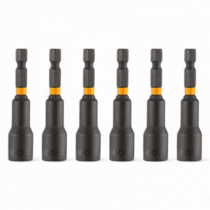 Set chei magnetice pentru tubulara 1/4 6pcs 6-12mm [2]