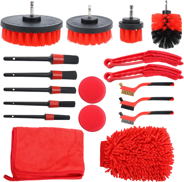 Set de perii pentru detailing auto 18buc [1]
