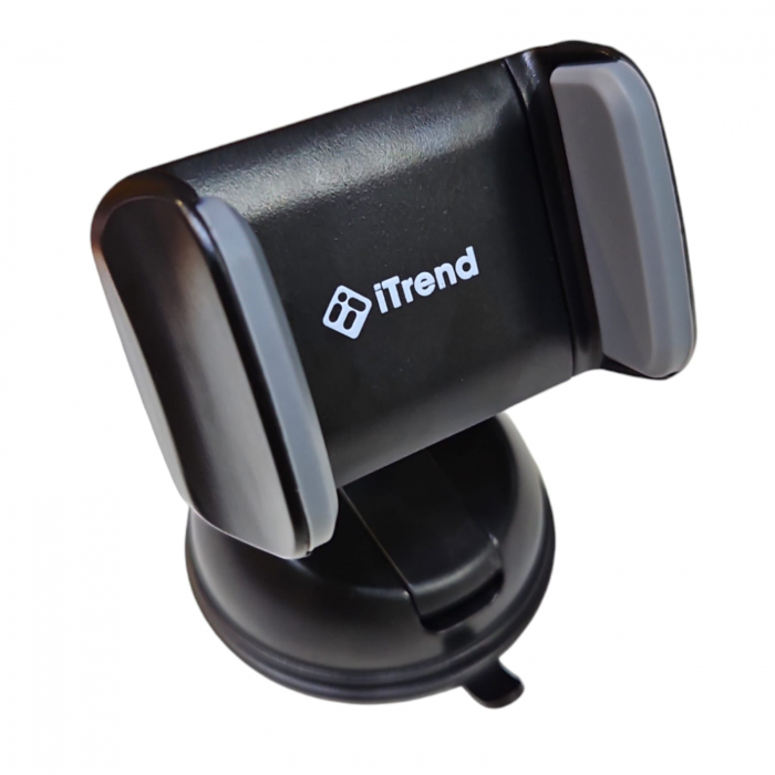Suport telefon auto prindere parbriz, negru [2]