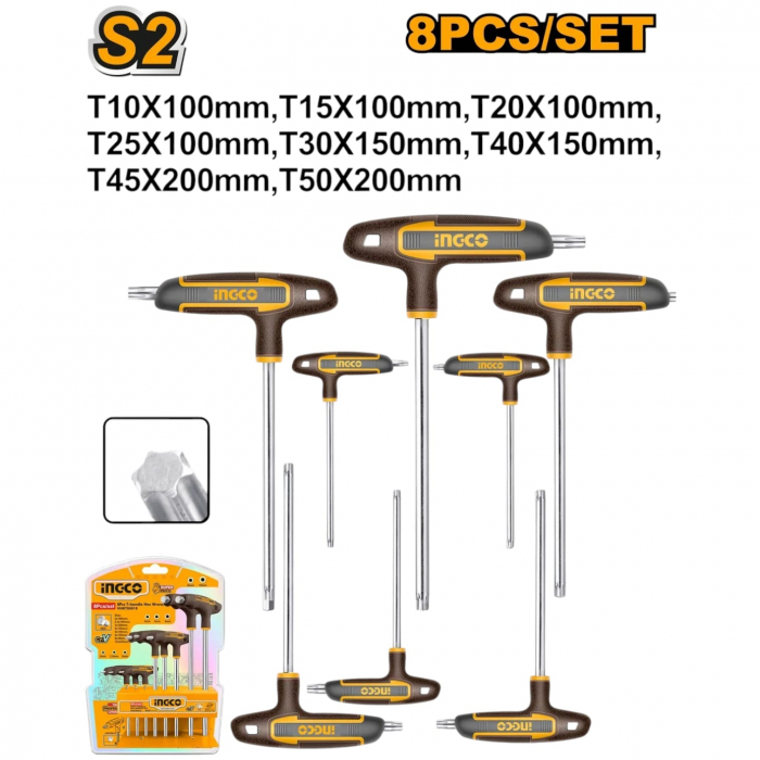 Torx in T set 8buc [1]