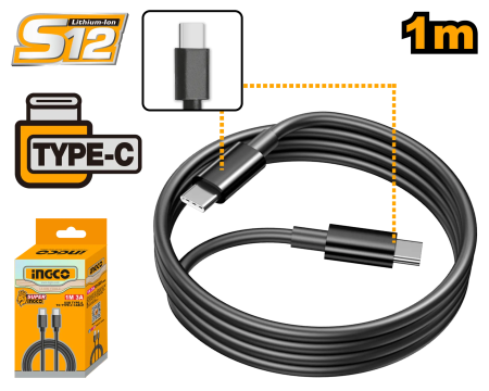 Casa si gradina - Cablu incarcare USB-C la USB-C 1m