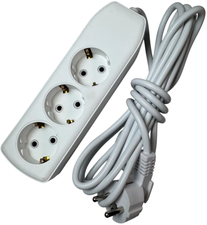 Electrice - Prelungitor cu 3 prize, lungime 3m