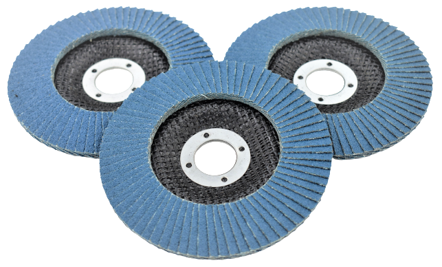 Scule si unelte - Disc lamelar pentru slefuit, 125 mm, ALBASTRU, P40