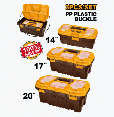 Echipamente de lucru - Set de 3 cutii pentru depozitare scule