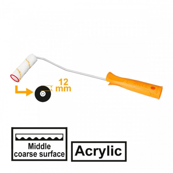 Scule si unelte - Mini rola trafalet fibra 100 mm