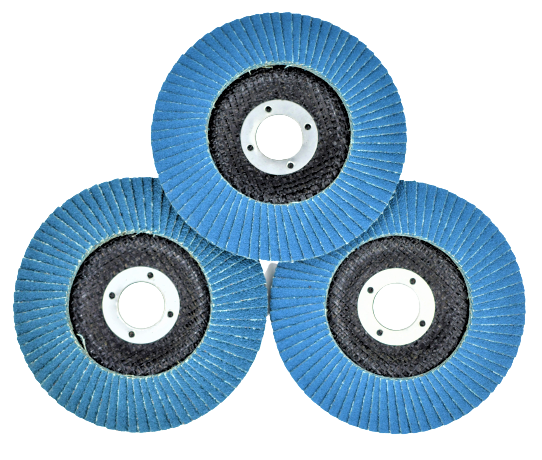 Scule si unelte - Disc lamelar pentru slefuit, 125 mm, ALBASTRU, P80