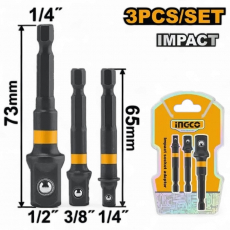 Accesorii chei - Adaptor cheie magnetica 1/4", 1/2", 3/8"