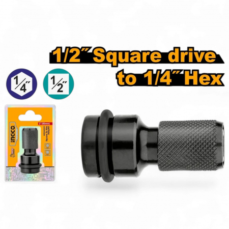 Scule si unelte - Adaptor tubulara 1/2" la 1/4" HEX