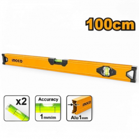 Instrumete masura/accesorii - Boloboc, nivela din aluminiu - 100cm