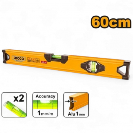 Instrumete masura/accesorii - Boloboc, nivela din aluminiu - 60cm
