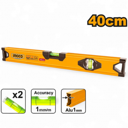 Instrumete masura/accesorii - Boloboc, nivela din aluminiu - 40cm