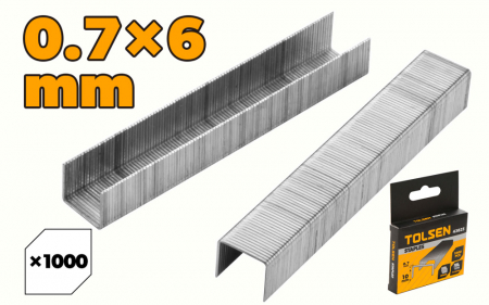 Scule pneumatice si accesorii - Capse 0,7x6 mm