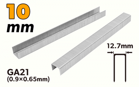 Accesorii - Capse pentru capsator pneumatic 10 mm, 0.9x0.65 mm , 10000 buc. AirXT