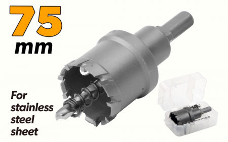 Scule si unelte - Carota cu vidia pentru metal 75 mm