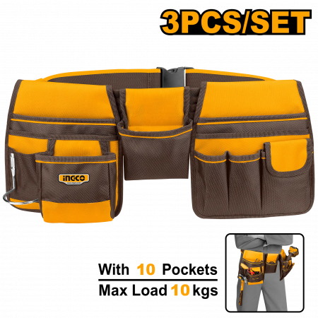 Echipamente de lucru - Centura pentru scule cu 10 buzunare