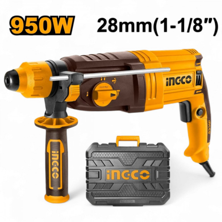Masini de gaurit si insurubat - Ciocan rotopercutor 950W, 3 functii