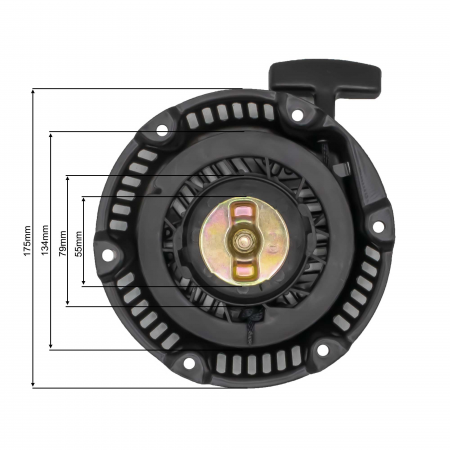 Unelte diverse - Demaror generator, rotund, negru