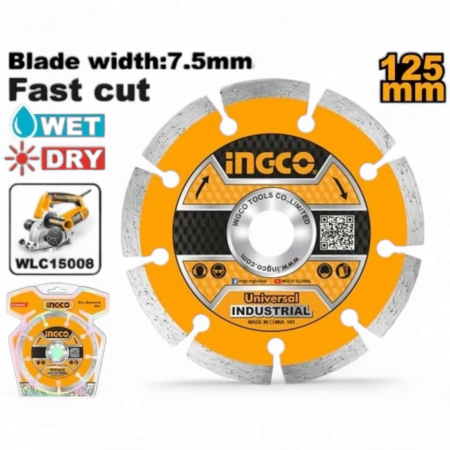 Scule si unelte - Disc diamantat intrerupt profi 125x22.2mm