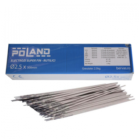 Electrozi sudura, super fin, rutilici, 2.5x300mm
