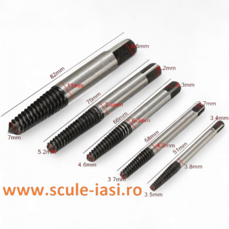 Extractor surub, set 5 pcs [1]