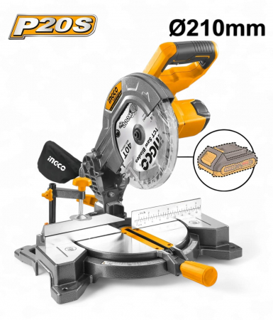 Scule cu acumulator si accesorii - Fierastrau circular, 20 V, stationar, 210mm, 3000rpm
