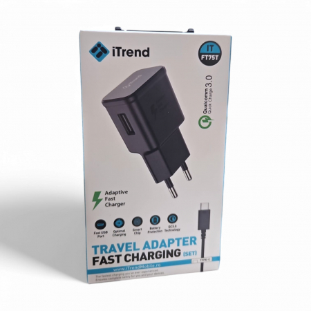 Casa si gradina - Incarcator telefon USB-C, QC3.0