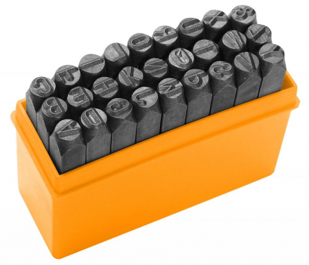 Scule si unelte - 27 de punctatoare cu litere 6 mm