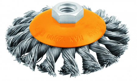 Scule si unelte - Perie tesita din sarma rasucita 100 mm, toroane (Industrial)