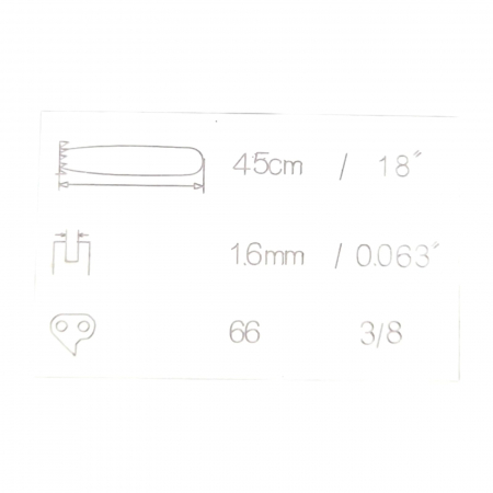 Lama drujba, motofierastrau, 33D,3/8'',1.6mm [3]