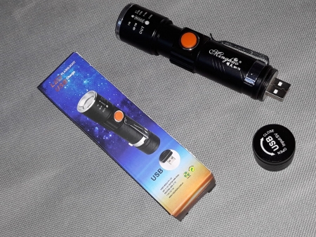 Lanterna LED cu incarcare USB [2]