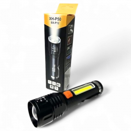 Corpuri de iluminat - Lanterna de mana, BX-P12 cu LED, XH P50