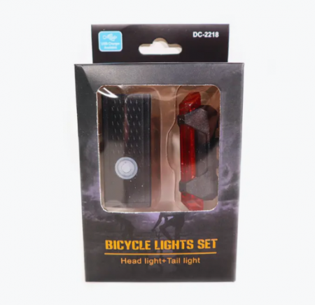 Biciclete - Lanterna si stop LED cu incarcare USB