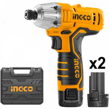Scule cu acumulator si accesorii - Filetanta 12 V cu impact 100 NM + accesorii