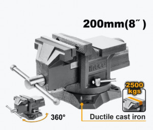 Alte unelte si accesorii - Menghina de banc cu baza rotativa 8'' 200mm
