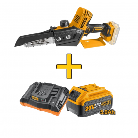 Scule cu acumulator si accesorii - Minidrujba 20V + Acum. 5Ah + Incarcator rapid