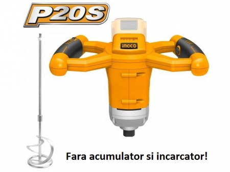 Unelte 20V - Mixer mortar 20 V