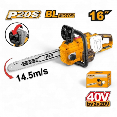 Casa si gradina - Motofierastrau 40V cu motor fara perii 16"
