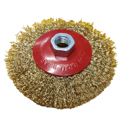 Accesorii si consumabile - Perie Sarma Plata pentru Flex 4.5'' galbena