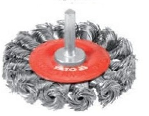 Accesorii si consumabile - Perie rotunda din sarma, cu toroane pentru bormasina, 75 mm
