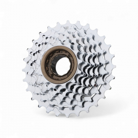 Biciclete - Pinion nichelat, pentru bicicleta, cu 7 viteze