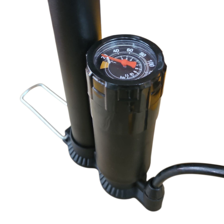 Pompa auto cu manometru din inox [2]