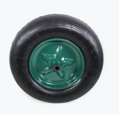 Roti/Anvelope - Roata pentru roaba 350-8 bucsa plastic cu 4 pliuri