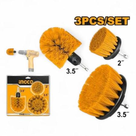 Scule si unelte - Set 3 perii de bormasina, prindere 1/4"