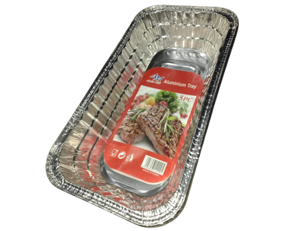 Utilaje agricole - Set 5 tavi pentru copt, din aluminiu, pentru cozonac ,tarte sau chec