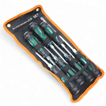 Set 7 surubelnite mecanice, varf magnetic, maner confortabil [0]