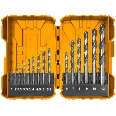 Scule si unelte - Set burghie metal 15 pcs M2 HSS Profi 1-12mm