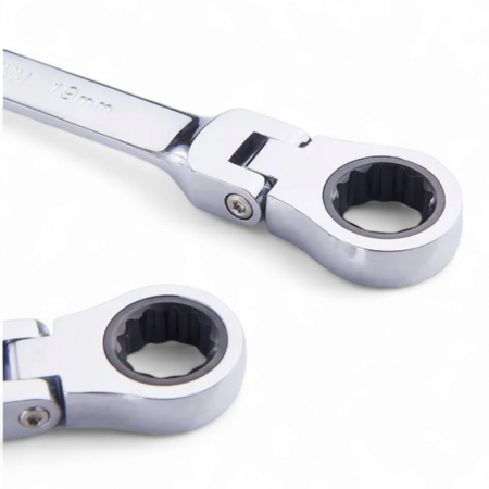 Set chei inelare, cu clichet, cu articulatie, 7 chei, 8mm, 10mm, 12mm, 13mm, 14mm, 17mm, 19mm [1]
